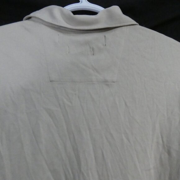 PERRY ELLIS - Luxury Prima Cotton | large | Beige Polo Shirt | Like New - Picture 9 of 12
